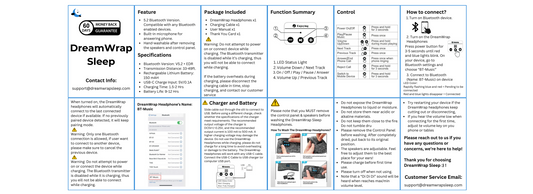 DreamWrap® Instructions Manual