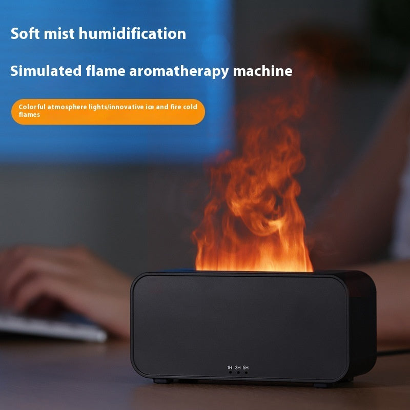 Aromatherapy Diffuser Usb Household Flame Humidifier  Aromatherapy Machine Spray Air Flame Humidifier Diffuser